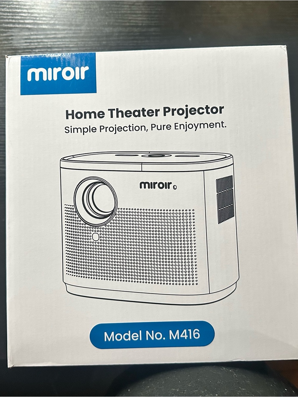 Miroir M416 Home Theater Projector — White